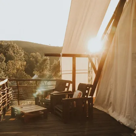 Quinta Alma - Ecological Retreat Farm Luxussátor Aljezur